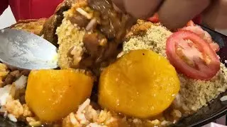Meu almoço de hoje, carne cozida ￼com batata arroz feijão e salada de tomate ￼.