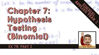 Hypothesis Testing (Binomial) 4 • Two-Tailed Tests: Critical Values/Regions • Stats1 Ex7B • 🤖