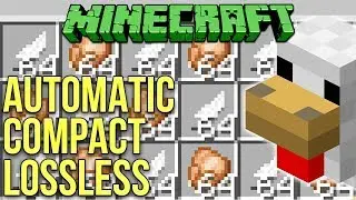 Minecraft 1.12 Chicken Cooker - Automatic Compact Lossless Tutorial