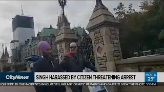NDP leader followed, threatened with citizen's arrest