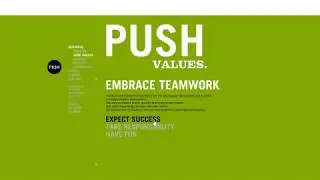 PUSH flash website in 2004