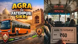 Agra to Fatehpur Sikri by Bus || How To Reach ||Uttar Pradesh