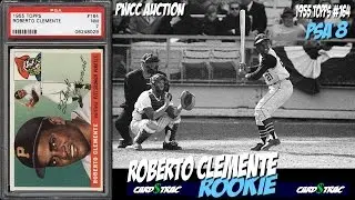1955 Roberto Clemente rookie card Topps #164 card for sale; graded PSA 8 @ PWCC Premier Auctions