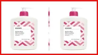 Amazon Brand   Solimo Extra Dry Skin Lotion with Vitamins B5 & E, 16 fl oz