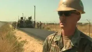 Seabees re-surface perimeter road