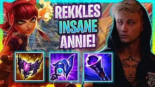 REKKLES IS INSANE WITH ANNIE ADC! | Rekkles Plays Annie ADC vs Varus! | Season 2022