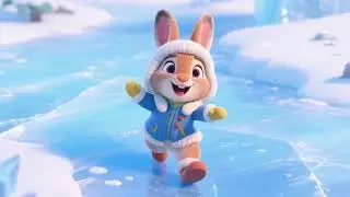 Считаем с радостью &ndash; Кролик Питер на льду 2 🐰❄️ Еще больше веселья со счетом для детей