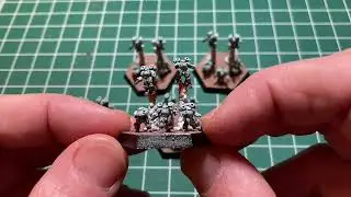 Battletech - Clan Elementals Alpha Striking into tiny mini March