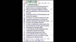 A MUSLIM FAMILY. #muhammadﷺ #love #peace #quotes #motivation #quran #islam #hadees