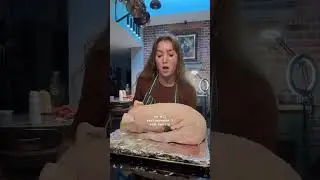 we cooked a whole suckling pig!! #cooking #fromscratch #sucklingpig #shorts #porkcrackling