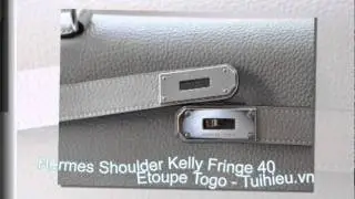 Hermes Shoulder Kelly Fringe 40 Etoupe Togo - Tuihieu.com