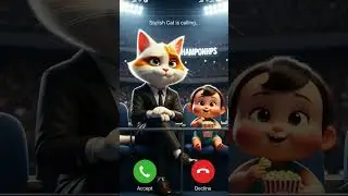 Stylish cat is calling #cutecat #millionviewsrington #shorts #catcalling #ringtone