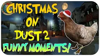 CHRISTMAS On DUST 2 (Funny Moments) CS:GO Christmas Map Special!