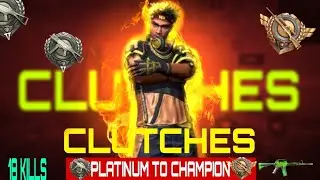 RAIDERSIX BEST CLUTCHES/RANK PUSH PLATINUM TO CHAMPION RUSH GAMEPLAY 18KILLS#raidersixgame
