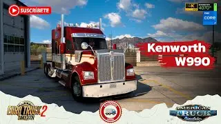 Ats🚚 | Kenworth W990 + Interior v1.3.6 Edited by Harven | 🚚#526   #truck  #ats #mods