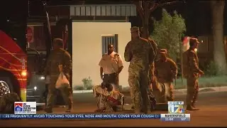 Buses of uniformed service members spotted in Central Bakersfield but not for operations