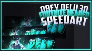 3D FORTNITE HEADER FOR DELU @delusve @ObeyAlliance @ObeyStudios #ObeyFRC