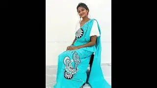 D&D clothing new arrival hand painting saree 5000/= 0753500991📞 #saree #onlineshopping