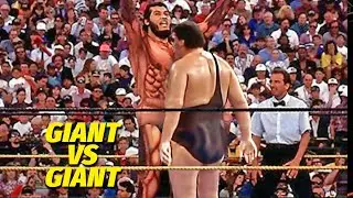 Andre the Giant vs Giant Gonzalez!  Who Didn't Andre Face