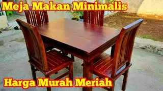 Meja makan Minimalis Terbaru  Latest minimalist dining table !! Rian Mebel