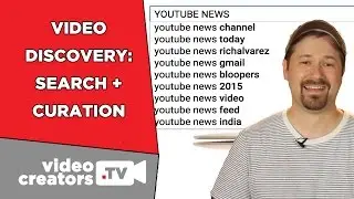 Video Discoverability Now Including Manual Curation?