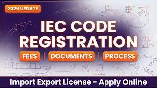 IEC Code Registration Process 2025  Import Export License Apply Online  DGFT IEC Certificate