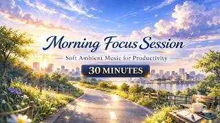 Morning Focus Session | Soft Ambient Music for Productivity (30 Minutes)
