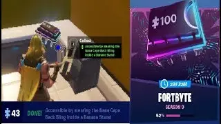 كيفية حل لغز fortbyte43-فورتنايت