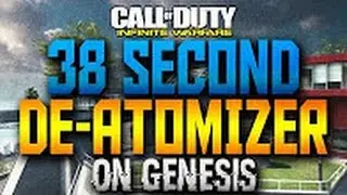 INSANE 38 SECOND DEATOMIZER STRIKE!!! (INSANELY FAST INFINITE WARFARE NUKE)