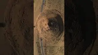 Big Pit formed in Lunkaransar Village of Bikaner, Rajasthan #geology #geologists