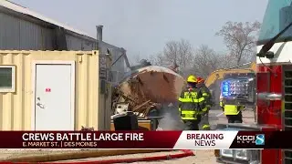 Des Moines crews respond to fire on city's southeast side