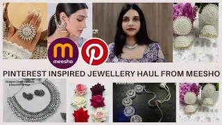 Pinterest Inspired Affordable Jewellery haul from meesho |Honest Review| #haul  #meesho #jewellery