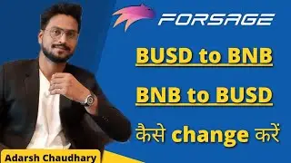 Busd को Bnb में कैसे convert/Swap करे? | How to convert BUSD to BNB | 8924832813 #forsageplan