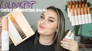 LET'S TEST THE *NEW* COLOURPOP PRETTY FRESH TINTED FOUNDATION BALM!