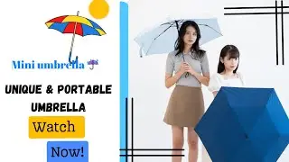 Folding Portable Capsule Umbrella Review and Test | Travel Umbrella | Fancy Umbrella | Umbrella Rain
