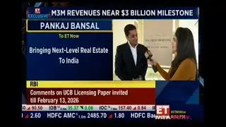 Pankaj Bansal Addresses the Media On M3M's Vision for Global Luxury Living.  #video