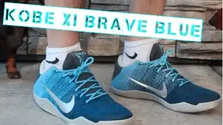 Nike Kobe XI Brave Blue ON FEET!