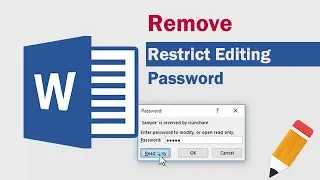 [In Minutes]How to Remove Restrict Editing Password from Word Document