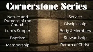 Cornerstone: Stewardship | Pastor Zac Crothers