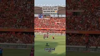 HEINRICH KLAASEN MASS ENTRY with SALAAR BGM at UPPAL STADIUM #ipl #ipl2025  #srh  #salaar #klaasen