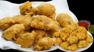 CRISPY Vegetable Fritters Recipe | Crispy & Fluffy Vegetable Fritters | Perfect Instant Veggie Snack