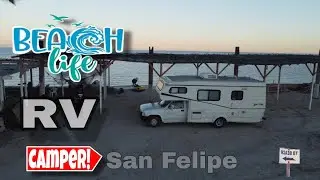 Campo Beach (RV) en San Felipe Baja California M&eacute;xico,  bonito para sus camping.