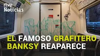 BANKSY aparece en el metro de LONDRES para concienciar sobre las MASCARILLAS | RTVE Noticias
