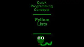 Python Programming, Lists