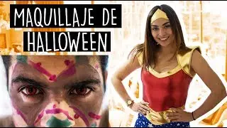 MAFE me hace MAQUILLAJE de HALLOWEEN | Alejo&Mafe