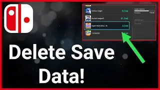 Как удалить сохраненные данные в игре Nintendo Switch