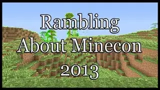 Rambling About Minecon 2013