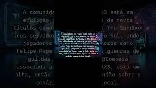 A comunidade de jogos Web3 est&aacute; em