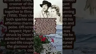 Dean Martin Martha Hyer Glamour and Charm in Hollywood #facts #hollywood #history