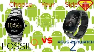Fossil Q Marshal vs Asus Zenwatch 2